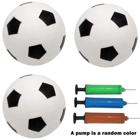 3 stk. Eksplosionss sikre bløde gaver med luftpumpe Fodbold Pvc Småbørn Babyer