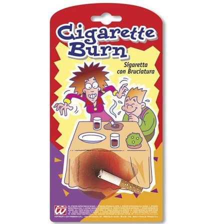 Fake cigarettbrännmärke Skämt