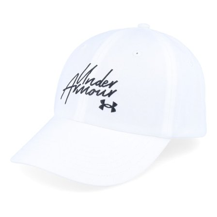 Under Armour - Bílá unconstructed Kšiltovka - Favorites Hat White Dad Cap @ Hatstore