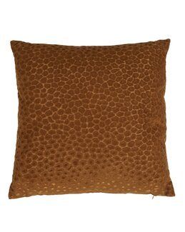 Putetrekk Leon jacquardvevd leopardmønster 1-pakning Cognac