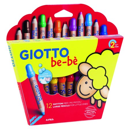 Giotto Be-bè Buntstifte 12er-Set (ab 2 Jahren)