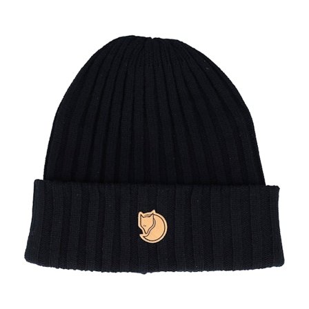 Fjällräven - Schwarz cuff Mütze - Byron Black Cuff @ Hatstore