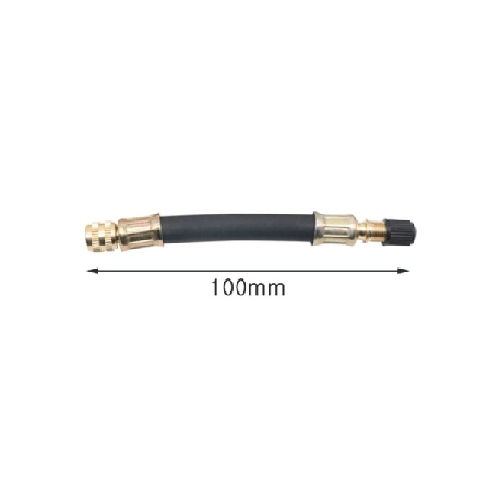 Fleksibel slange dæk ventil oppustelig gummi slange stål wire bil hjul dæk ventil