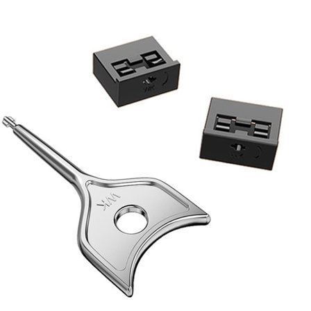 Lås till USB-uttag - 2 lås med 1 nyckel