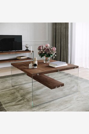 Homitis - Sohvapöytä S100 - Ruskea - Sohvapöydät - - Homeroom