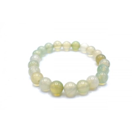 Perlearmbånd strikk - Hvit