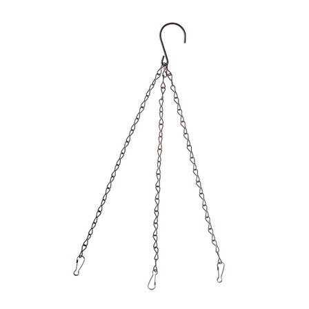 3-punkts blomsterpotte plantekæde havekurv jern hængekæder holder erstatning til udendørs have potteplante