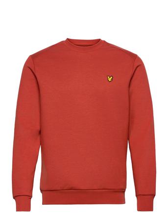 Crew Neck Fly Fleece Sweat-shirt Genser Rød Lyle & Scott Sport