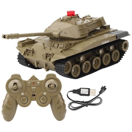 RC Tank 1/30 Fjernbetjening Tank Legetøj Børn Kid Køretøj Model Legetøj Gave