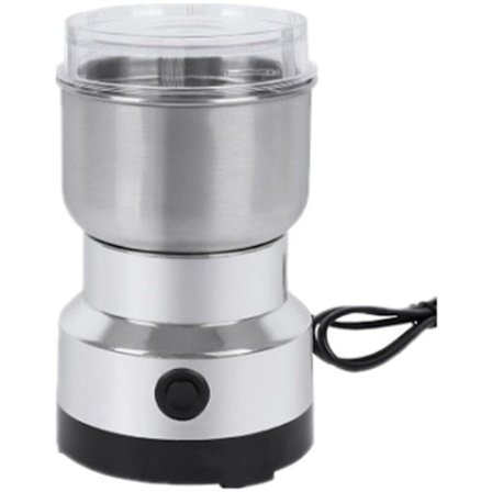 Elektrisk spannmålskvarn Torr kvarn Bärbar kaffebönkross för kaffepulvermaskin EU-kontakt