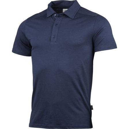 Lundhags Gimmer Merino Light Polo Men's Tee Men short-sleeved sweaters Blue M