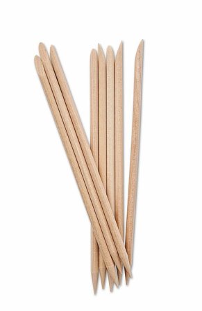 Matas Striber Neglepinde af Træ 8 stk., Makeup, Negletilbehør, Neglebåndsskubbere Og - Knive