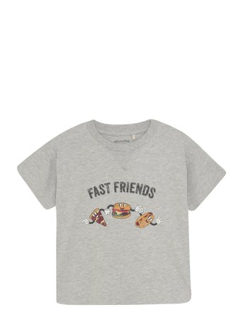 T-Shirt Ss Grey Minymo