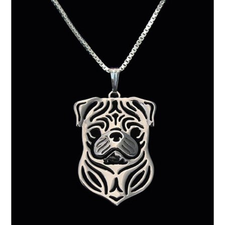 Necklace - Dog - Pug