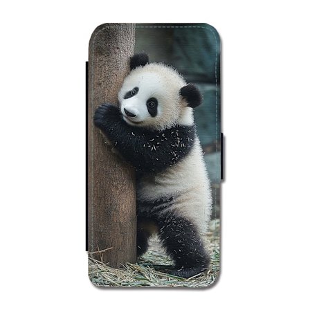 Djur Panda iPhone 13 Mini Flip Mobilfodral