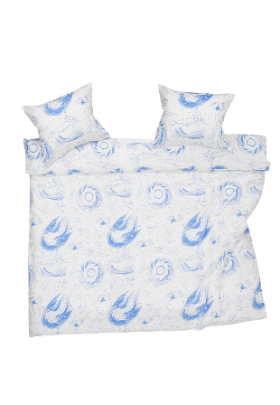 Arabia Mumin bäddset 240x210 cm Påslakan & Blå