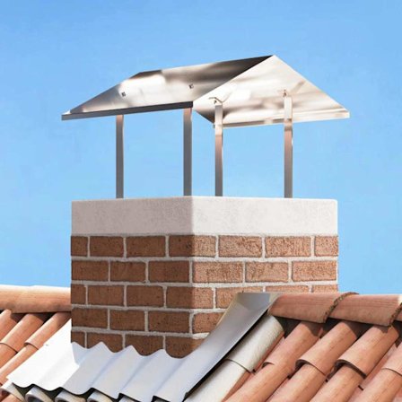 Skorstenhuv Silver 60 x 60 x 38 cm Rostfritt stål