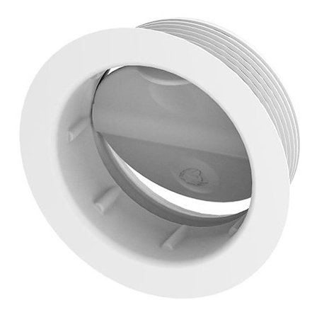 Justerbart ventilationsgaller, 65 mm, vit