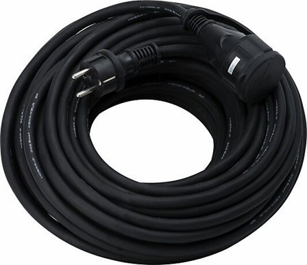 SKJØTEKABEL 3G2,5 UTENDØRS MED LOKK 25M