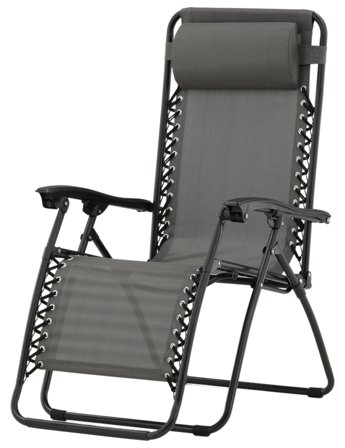 Venture Home Melker 2133-400 Solstol Grå, Utemöbler