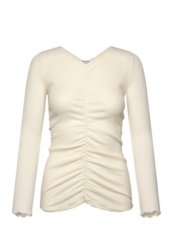 Rosemunde Rwbalta Ls Elastic T-Shirt - White - L