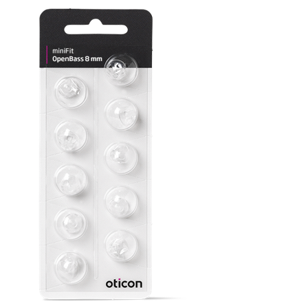 Oticon miniFit Open Bass 8mm