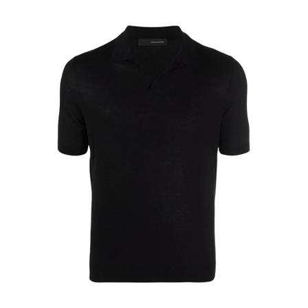 Tagliatore, Polo Zwart, Heren, Maat:M
