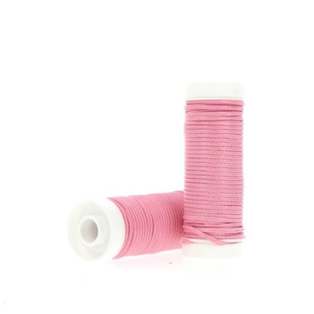 Vaxad bomulls snöre Rund Fusette 5m (Förpackning med 5) - L02CCR005-68012