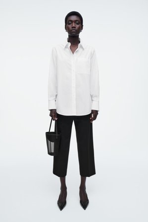 COS Women's Mini Bucket Bag - Mesh in Black