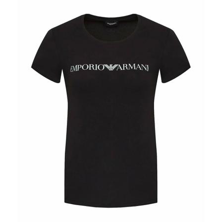 Emporio Armani, T-Shirts Czarny, Kobieta, Rozmiar: L