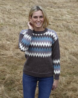 Strikkeoppskrift Genser - Svarta Fåret