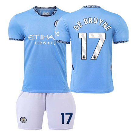 2425 Manchester City hjemmefotballdrakt De Bruyne-drakt