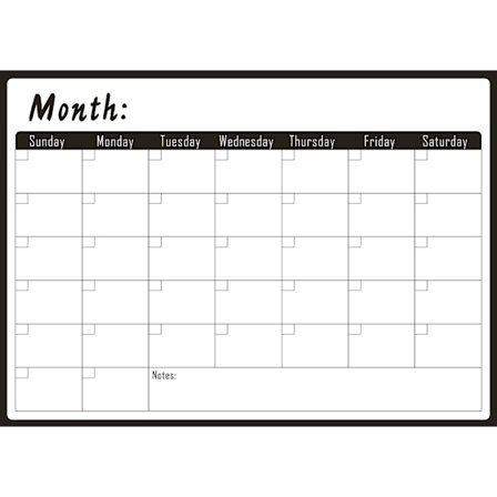 1 stk. Magnetisk køleskabs whiteboard - Ugentlig måltidsplanlægger - Familie Pl