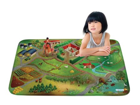 ACHOKA Lekmatta bondgård - Lyreco - Skolmöbler och inredning - Mattor - Mattor - Aktivitet