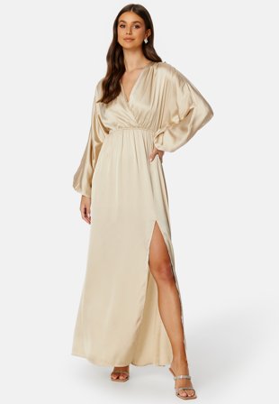 Bubbleroom Occasion - Regina Gown - Gold-coloured - Kläder