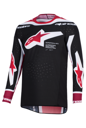 Crosstrui Alpinestars Supertech Pro Vista Zwart/Rood/Wit L