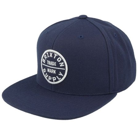 Brixton - Blå snapback Keps - Oath III Washed Navy/Washed Navy Snapback @ Hatstore