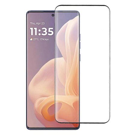 Skærmbeskytter til Motorola Moto G85 5G/S50 Neo 5G, 3D Buet Hærdet Glas Film Sidolim