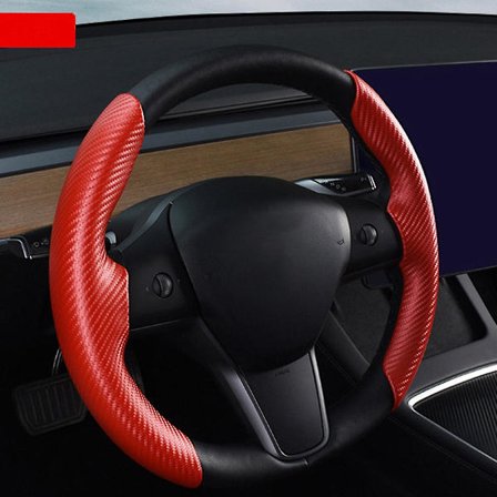 Tesla cover för Tesla Model 3 Model Y Model S Ultratunt kolfiberläder Anti-päls Sport