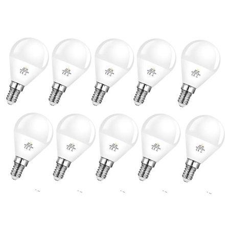 10-pack 6W LED-globlödlampa 600lm E14 G45 20 LED-pärlor
