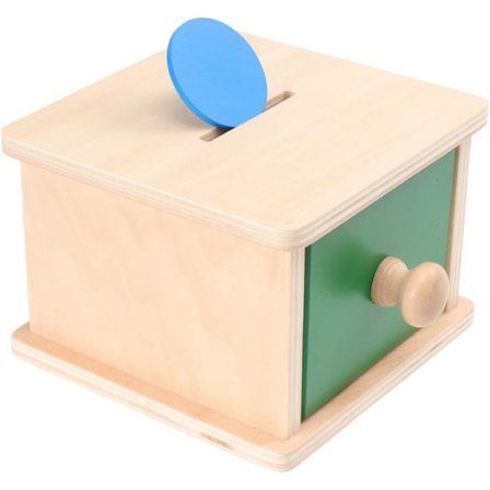 Montessori-kolikkopurkki Säästöpossu Oppiminen Montessori-materiaalit Esiopetus Puulelut Taaperoille Vauvoille Lapsille