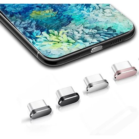 USB C-støvplugg, støvplugger, 4 stk. Type C-støvbeskyttelse for mobiltelefoner USB Type C-ladeport beskyttende skall for smarttelefoner