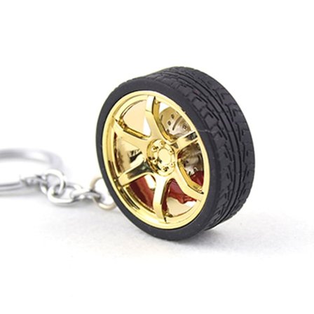 Bilhjul Turbo Nyckelring Med Bromsskivor Bildäck Whe - spot sales