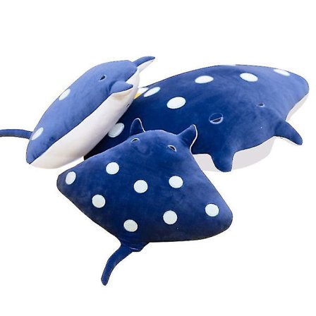 Caraele Nytt Manta Ray Gosedjur Med Manta Ray Kudde