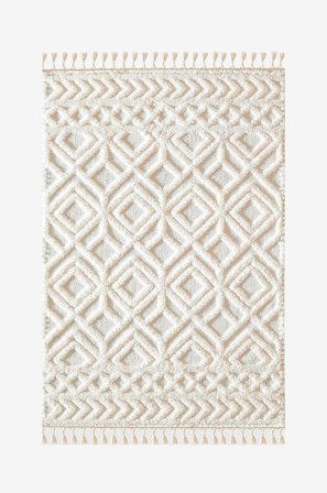 Hanah Home - Matta-Santos - Beige - Slätvävda mattor - 140X200 - Från Homeroom