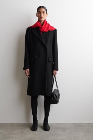 COS Men's Sciarpa A Triangolo In Cashmere in Rosso