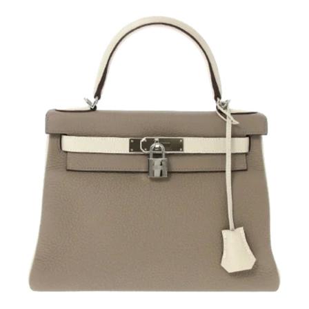Hermès Vintage - Vintage Väskor - Grå - Dam - Storlek: One Size, Dam, Storlek: ONE SIZE