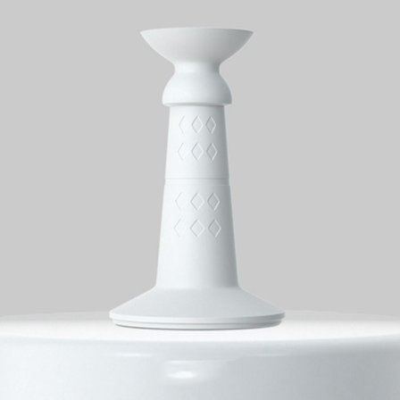 Dørstopper Gulvholder HVIT