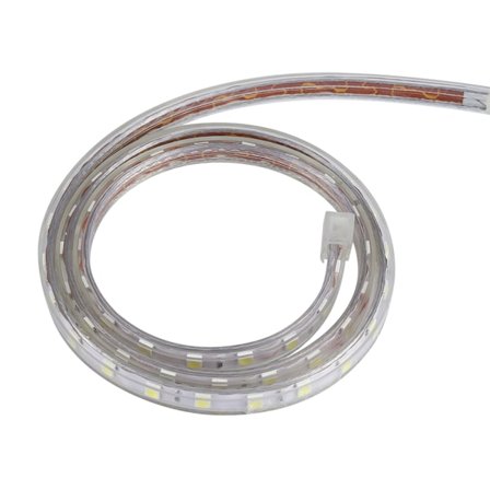 Vattentät SMD 5050 LED-strip 60 lysdioder/m Flexibel tejp Rep Ljus 1 Meter Vit