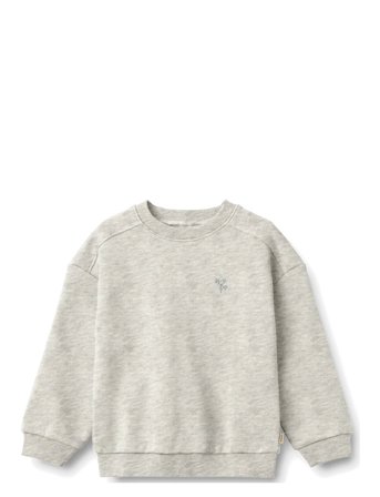 Wheat Sweatshirt L/S Willi - Grey - 92